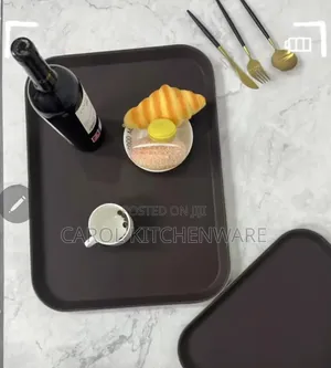 Anti Slip Rectangle Serving Tray