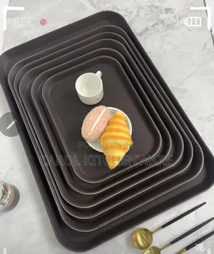 Anti Slip Rectangle Serving Tray