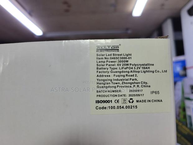 Alltop 3000W Solar Street Light - thumbnail 3