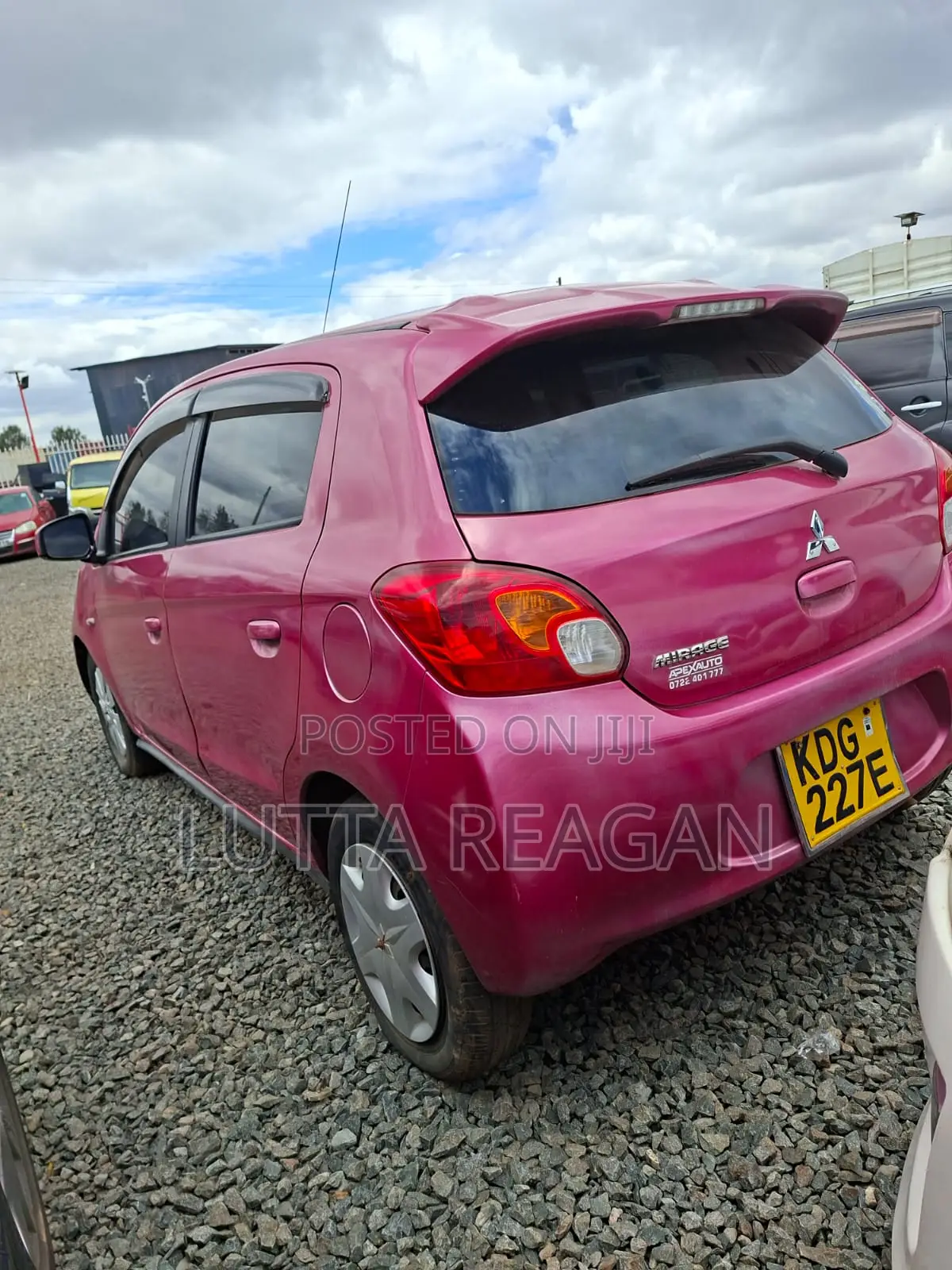 Mitsubishi Mirage 2014 Pink