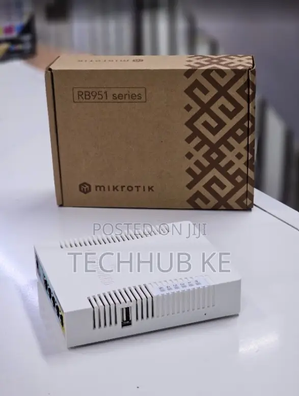 MikroTik RB951Ui-2HnD 2.4GHz Router for Home and Office Networking