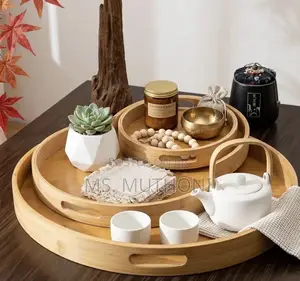 4 PCs Sienna Minimalist Ottoman Decor Trays