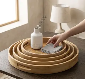 4 PCs Sienna Minimalist Ottoman Decor Trays