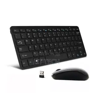 2.4 GHz Wireless Keyboard and Optical Mouse Combo and USB Receiver