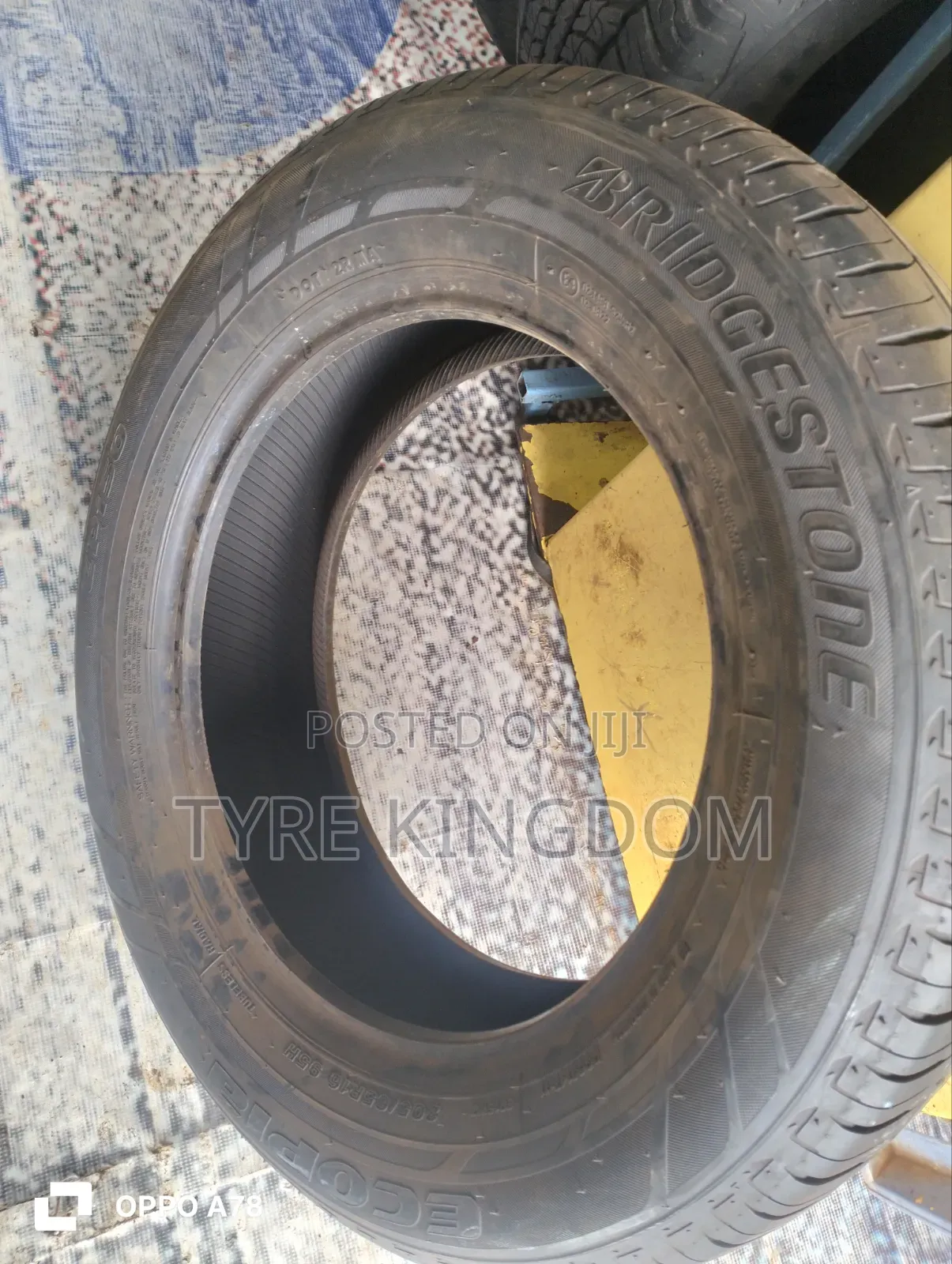 205/65r16 Slightly Used Bridgestone Tyre Available