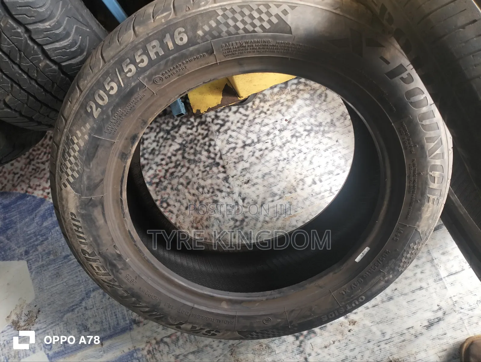 205/55r16 Slightly Used Tyres