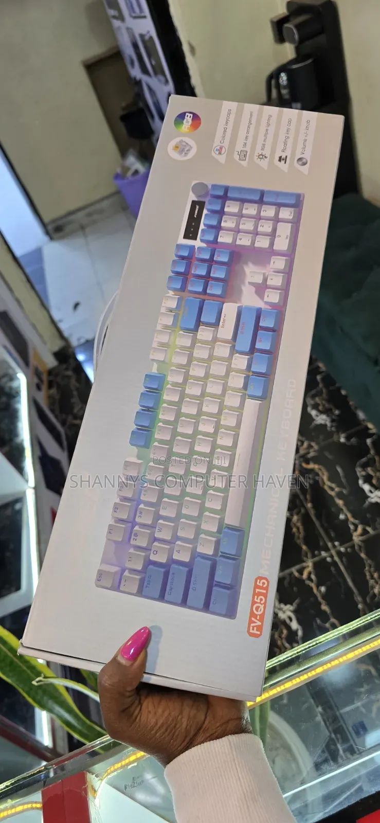 Forev FV-Q515 Gaming Mechanical Wired Keyboard – RGB