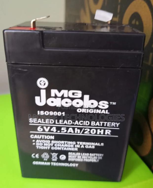 MG Jacobs 6V 4.5Ah Rechargeable Battery - main view