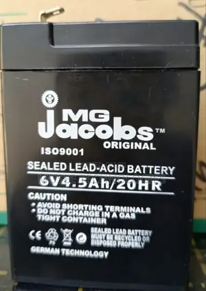 MG Jacobs 6V 4.5Ah Rechargeable Battery