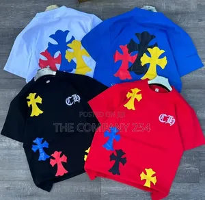 Quality Casual Cotton Rounds Neck Unisex Chome T Shirts