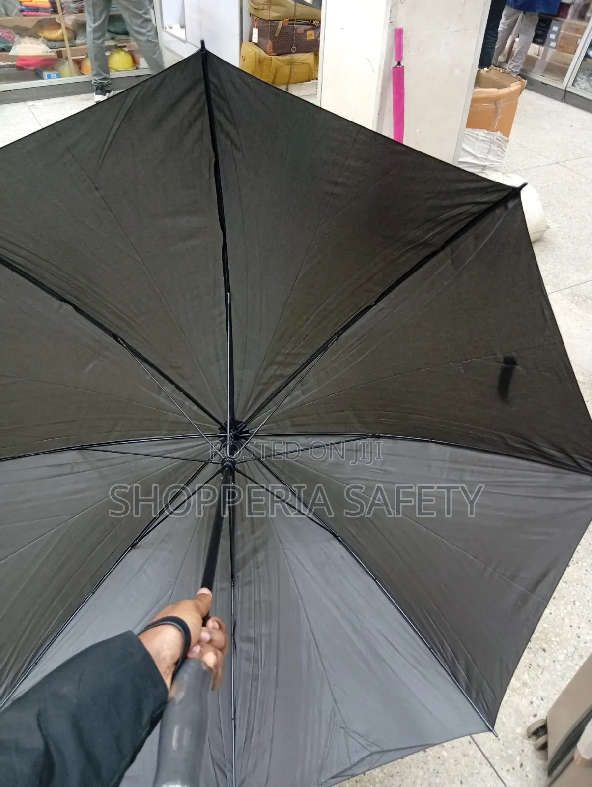 Umbrellas.