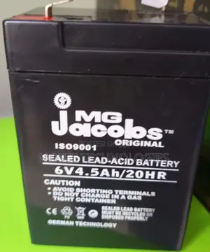 6V 4.5Ah Sealed Rechargeable Battery