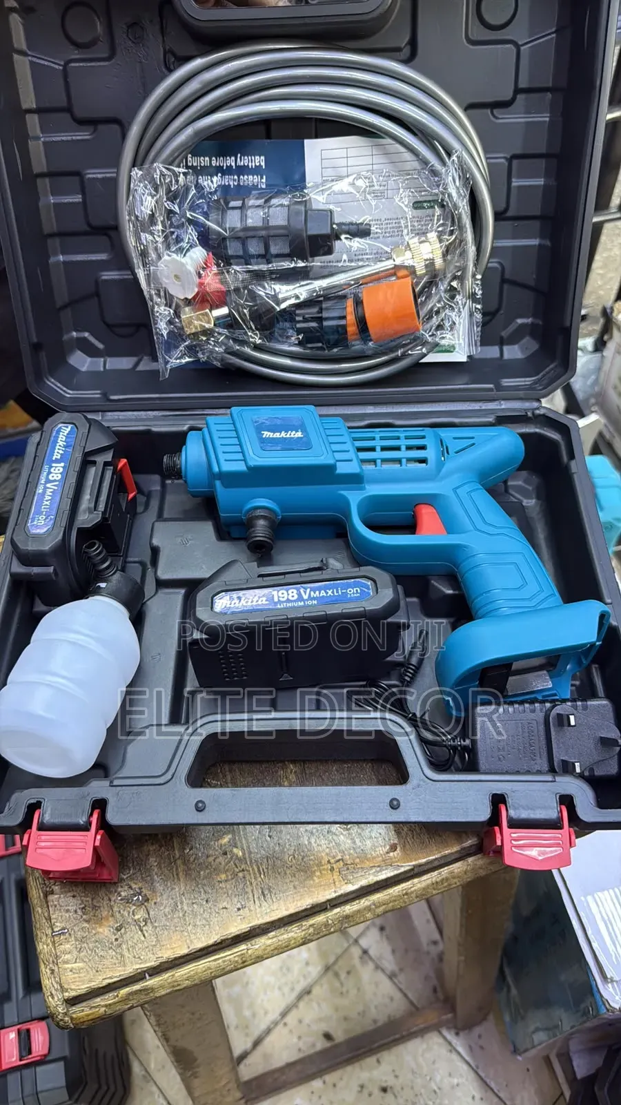 Portable High Pressure Car Washer – Rechargeable Cordless