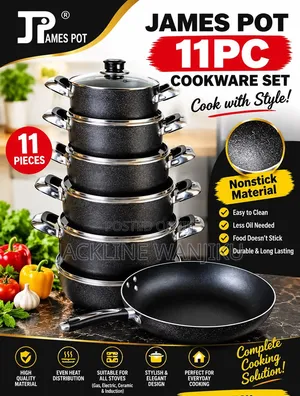 *James Pot 11pc Cookware Set*