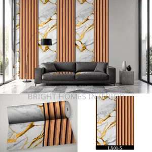 Marble Flutted Wallpaper Flutted Wallpapers