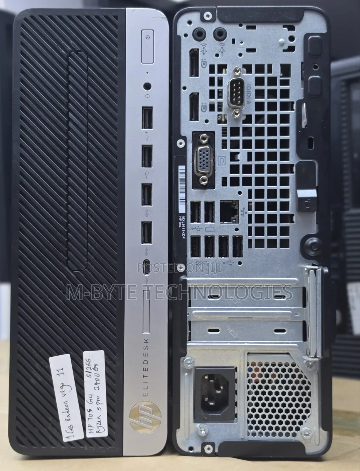 Desktop Computer HP EliteDesk 705 8GB AMD Ryzen 5 SSD 256GB