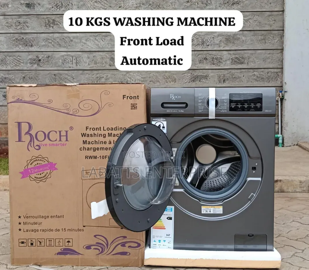 Roch 8KG–12KG Front Load Washing Machines