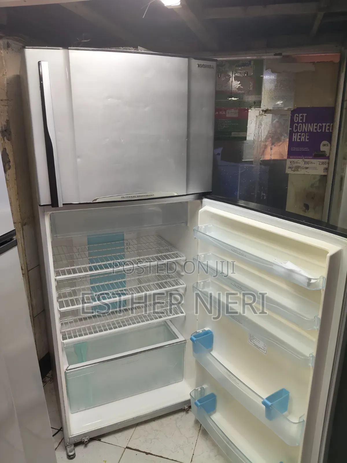Toshiba 650 Litres Double Doors Fridge Well Maintained