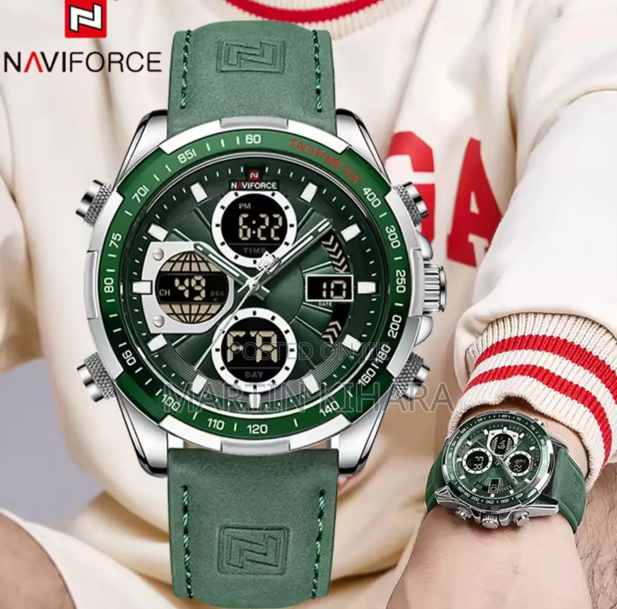 Naviforce Gents Leather Watch #NF9197