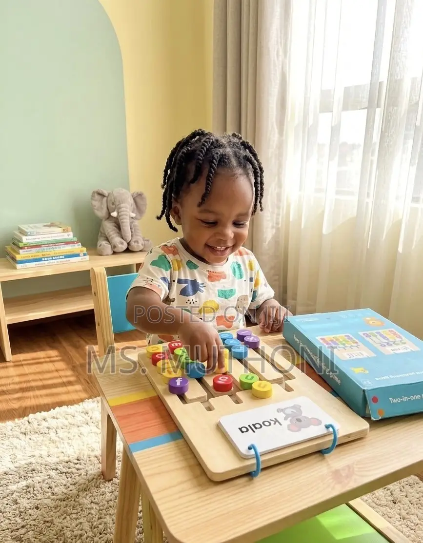 Double-Sided Wooden Sliding Maze Toy