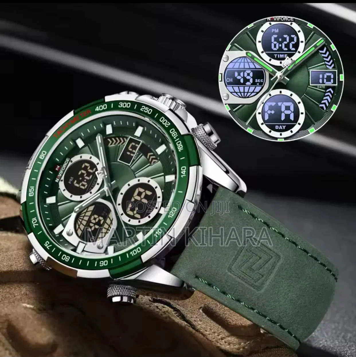 Naviforce Gents Leather Watch #NF9197