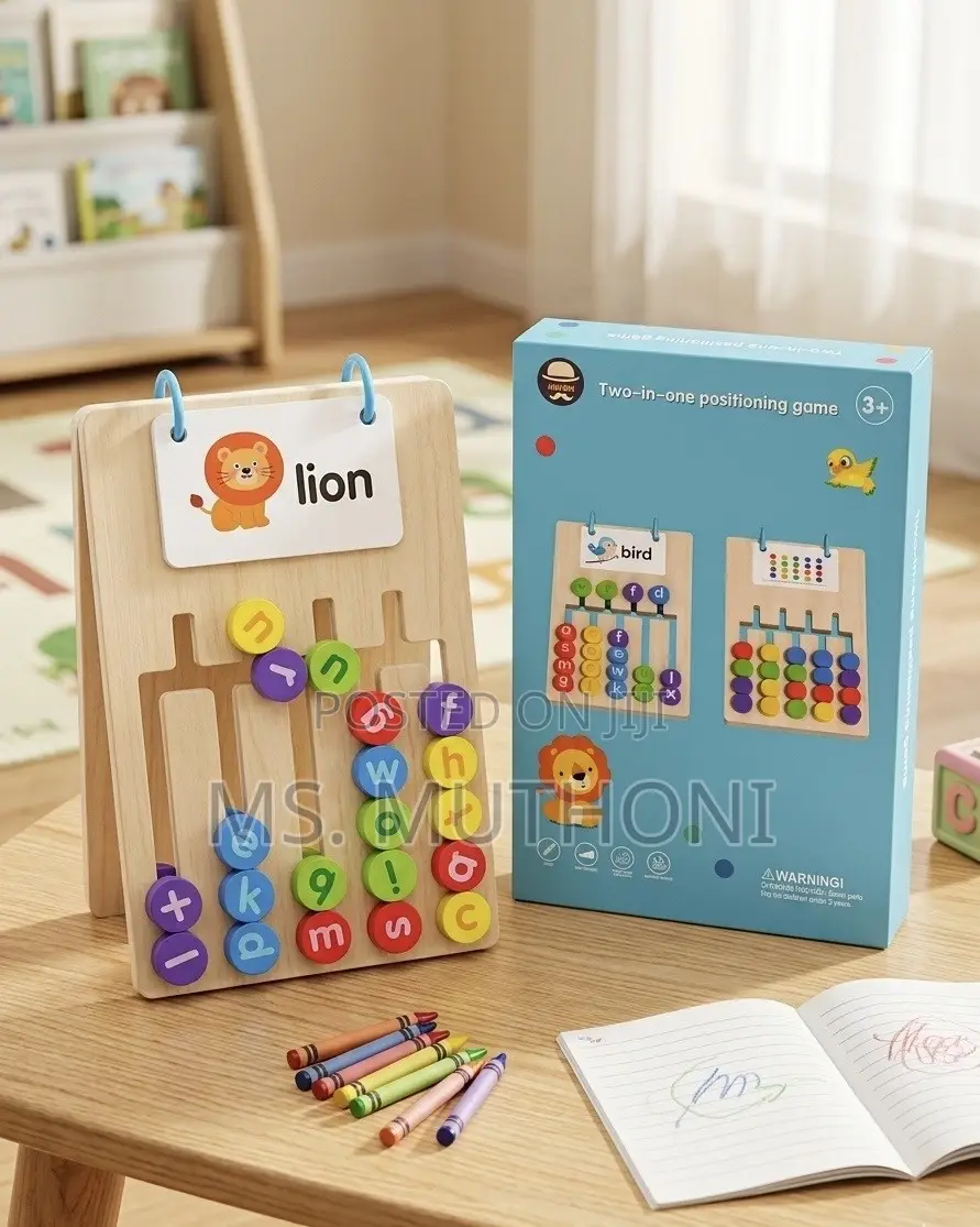 Kids Montessori Phonics Puzzle Sliding Toy