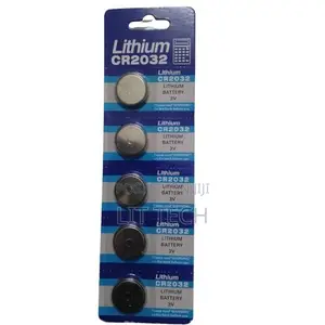 5-Pack of Generic CR2032 3V Lithium Coin Cell Button Batteries