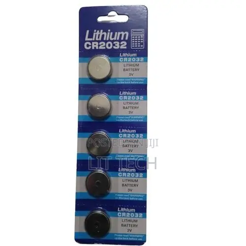 5-Pack of Generic CR2032 3V Lithium Coin Cell Button Batteries