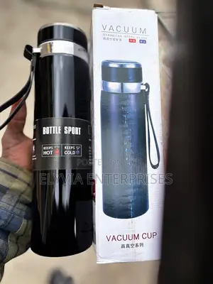 Black Vacuum Flask