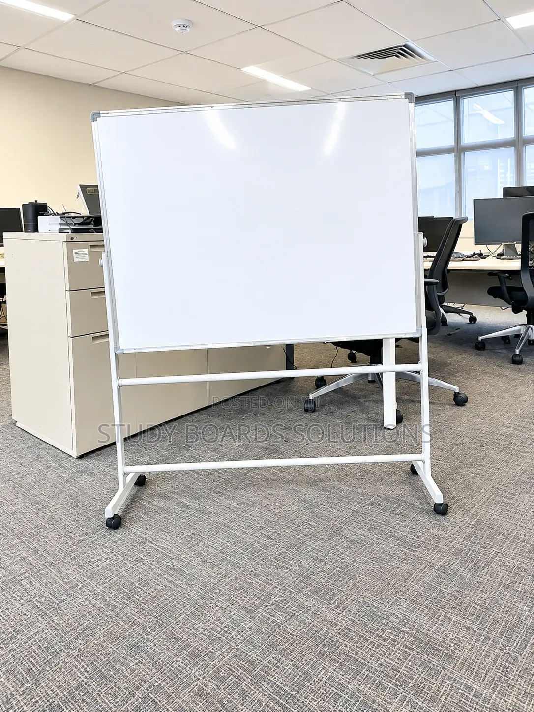 Wheeled Whiteboard 1.2m × 1.2m – More Space to Teach Present