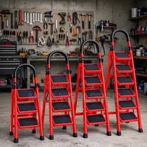 2,3,4 5 Step Folding Ladder Balanced Structure for Repair Work