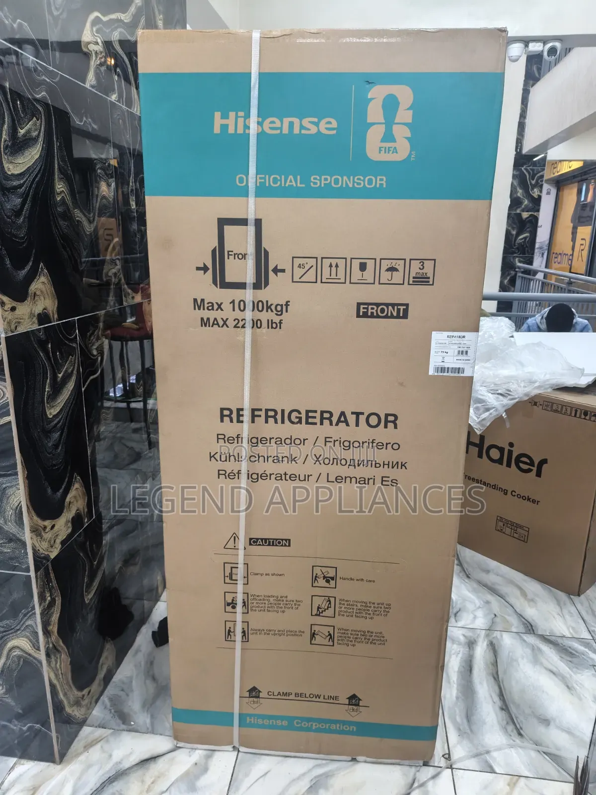 Hisense 424 Litres Refrigerator ( REF 418R)