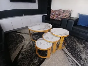 4pcs Round Marble Coffee Table