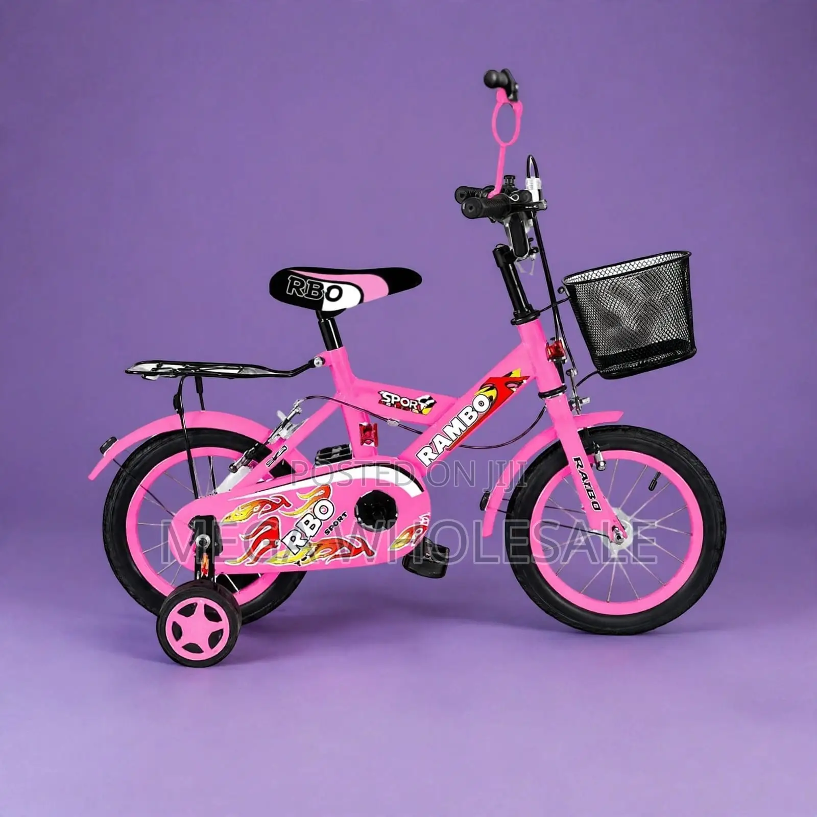 Comfortable 4–6 Years Size 16 Inch Color Pink Kids Bike Bicycle