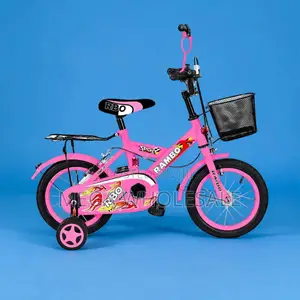 Colorful 4–6 Years Size 16 Inch Color Pink Kids Bike Bicycle