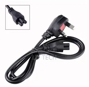 UK 3-Pin to IEC C5 Power Cable, Commonly Referred to as a Flower Cable