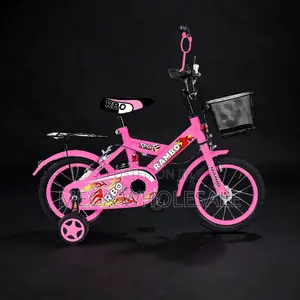 Vibrant 4–6 Years Size 16 Inch Color Pink Kids Bike Bicycle