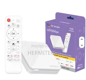 H96Max Decoding TV Box Fast Wifi and TV Controles