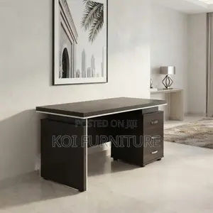 Office Desk; 1400MM Executive Desk With Stationery Drawers