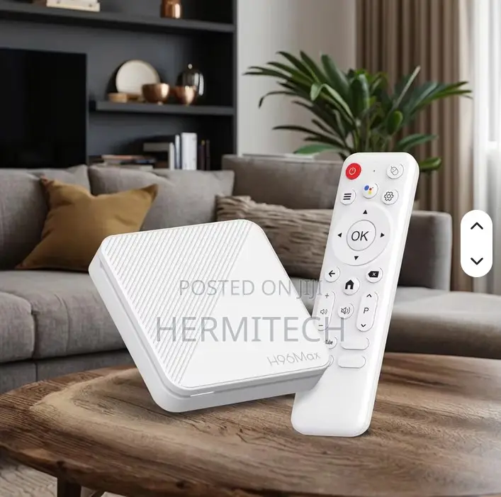 H96Max Decoding TV Box Fast Wifi and TV Controles