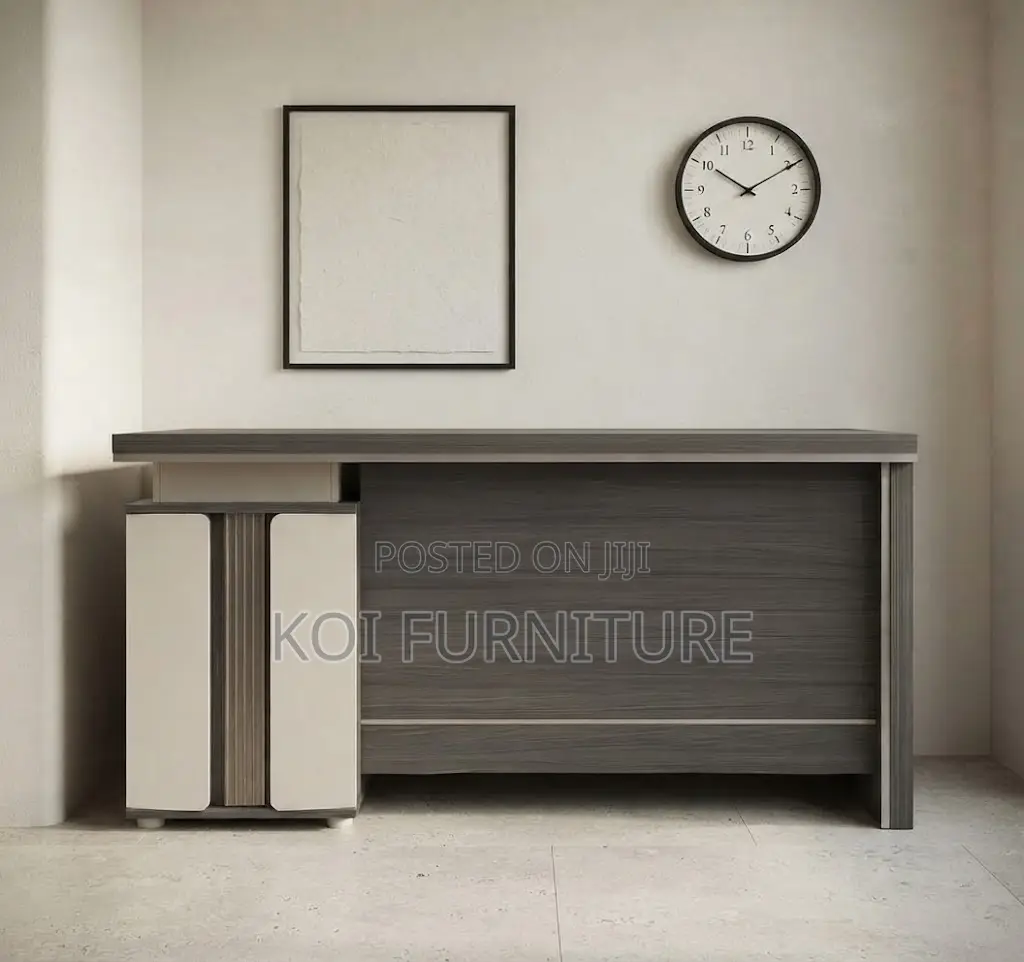 Office Desk; 1400MM Executive Desk With Stationery Drawers