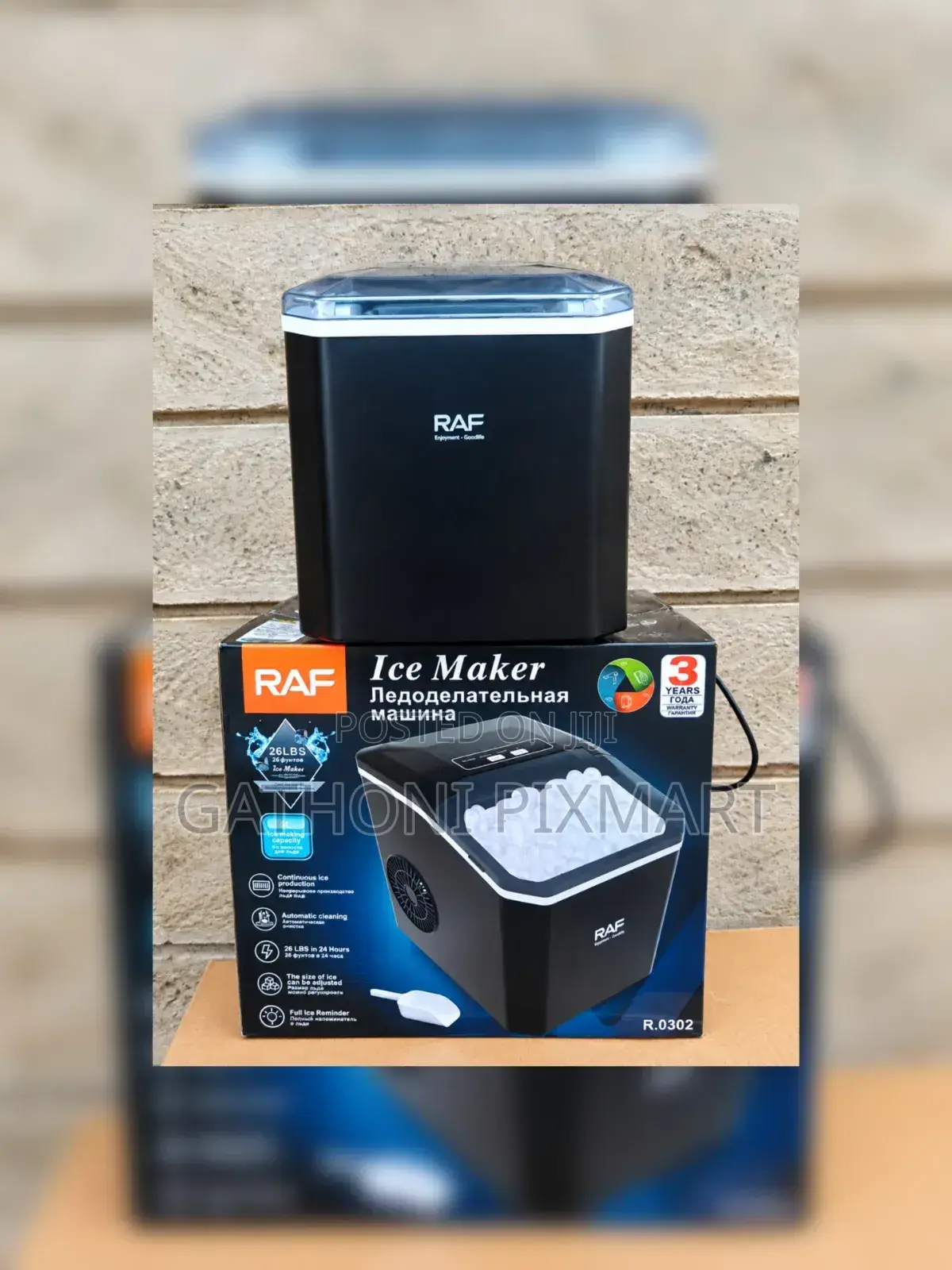 6-Litre Electric Ice Maker – Compact Ice Cube Machine