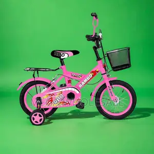 Playful 4–6 Years Size 16 Inch Color Pink Kids Bike Bicycle