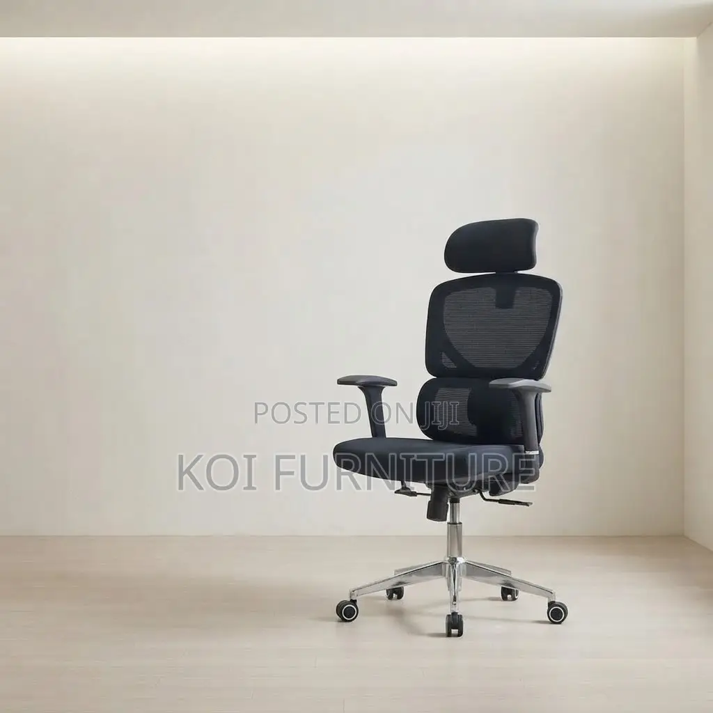 Office Chairs; Orthopedic Executive Office Leather Seat With Headrest