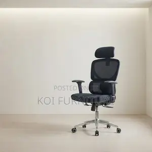 Office Chairs; Orthopedic Executive Office Leather Seat With Headrest