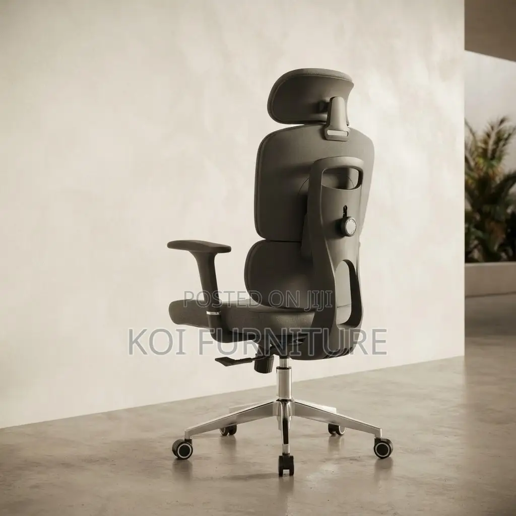 Office Chairs; Orthopedic Executive Office Leather Seat With Headrest