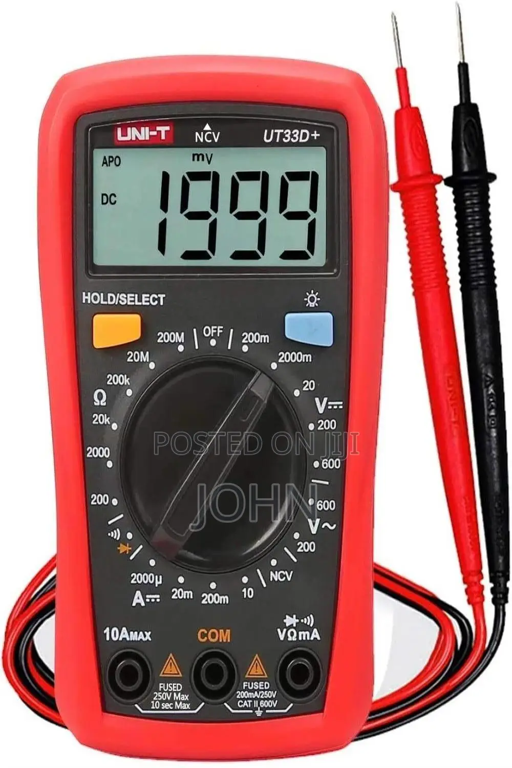 Uni-T Ut Ut33d Digital Multimeter