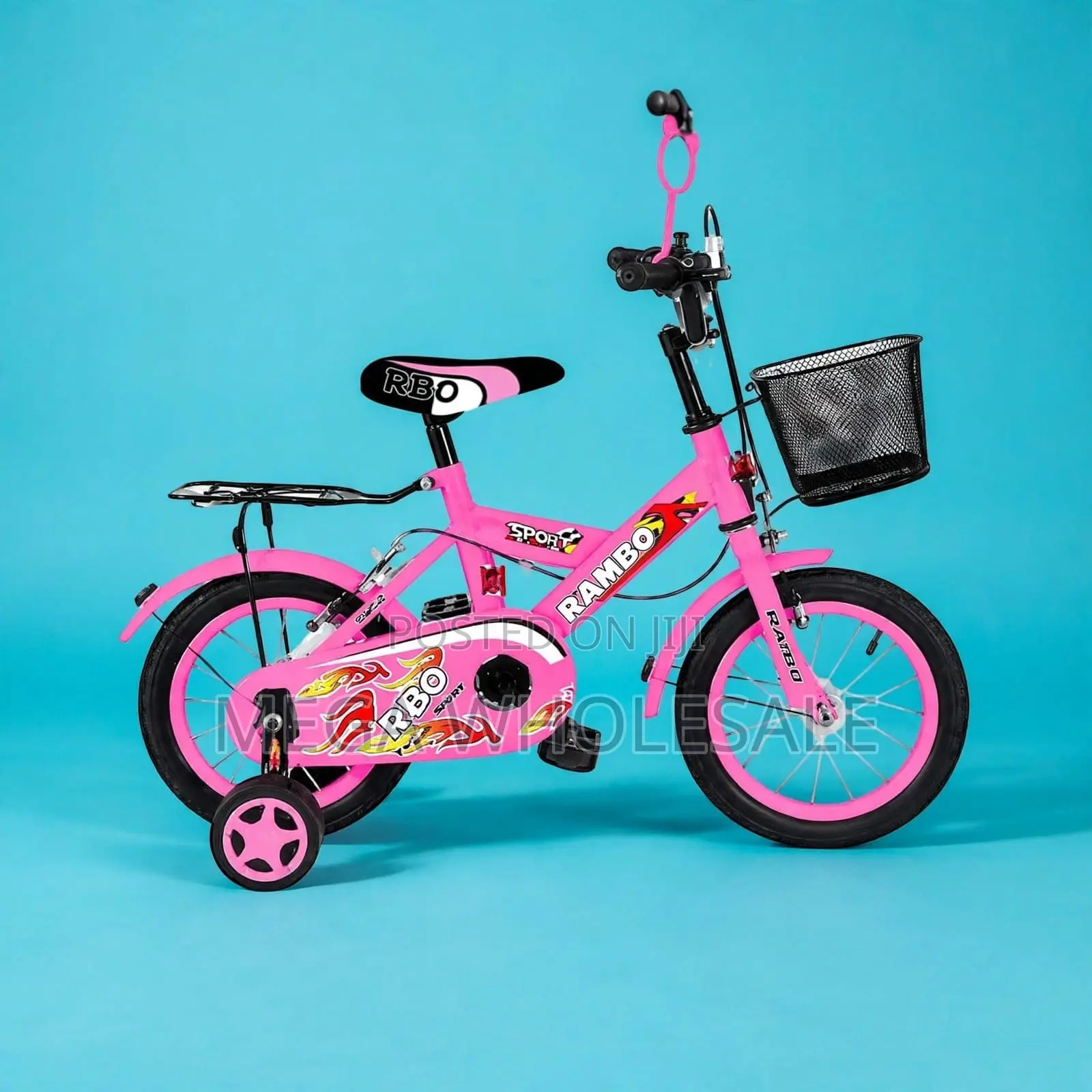 Exciting 4–6 Years Size 16 Inch Color Pink Kids Bike Bicycle