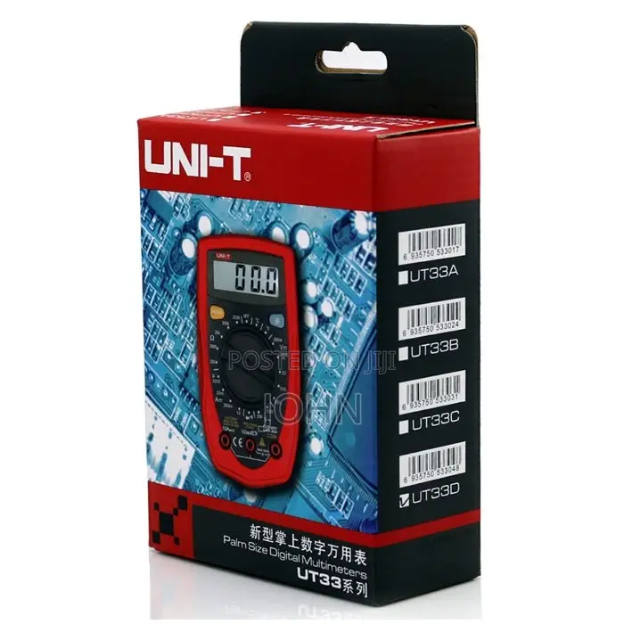 Uni-T Ut Ut33d Digital Multimeter