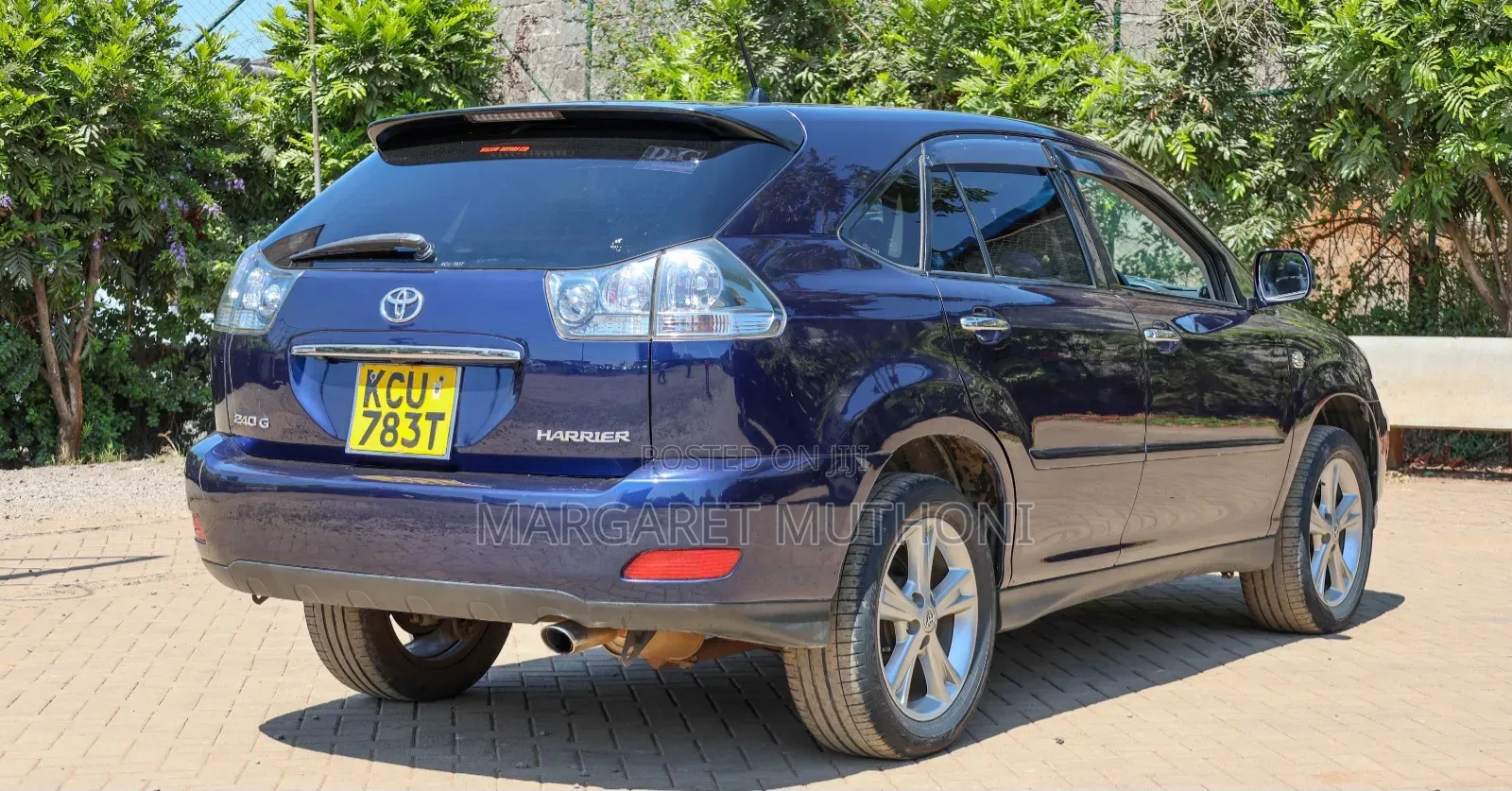 Toyota Harrier 2012 Blue
